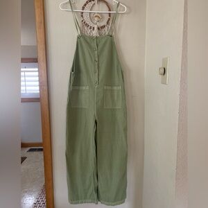 Billabong Light Olive Green Overalls